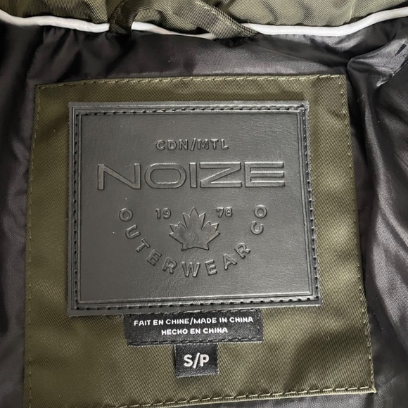 Noize Jessica Jacket forest green w/ pink fur - Picture 5 of 8